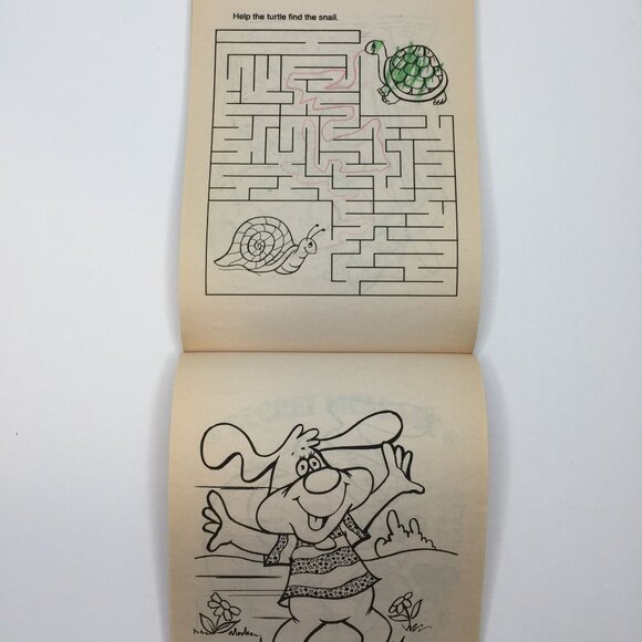 Vtg Set 2 Disney Mickey Mouse Coloring Book Stickers Landoll's Activity Pad Used - Picture 13 of 15